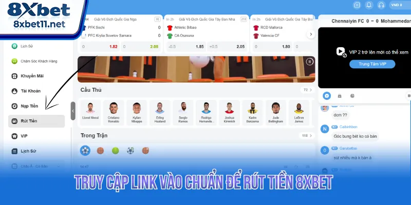 Rút Tiền 8XBET: 3 Bước Nhận Thưởng Đơn Giản Và Tiện Lợi 1 Rút tiền 8XBET an toàn hơn khi truy cập đúng liên kết